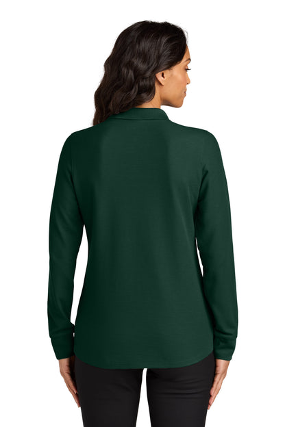 Custom Embroidered Port Authority Polos in Dark Green
