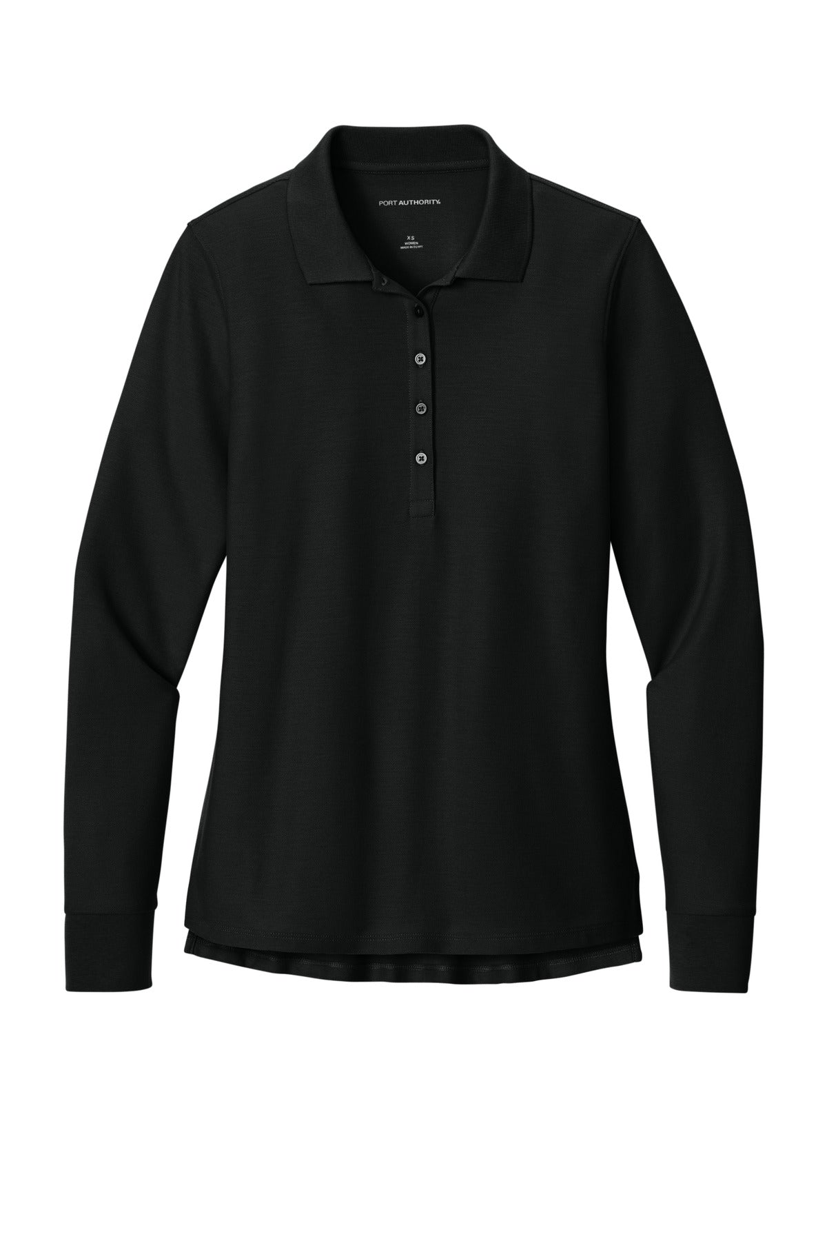 Custom Embroidered Port Authority Polos in Deep Black