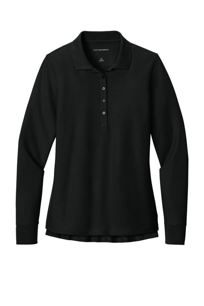 Custom Embroidered Port Authority Polos in Deep Black