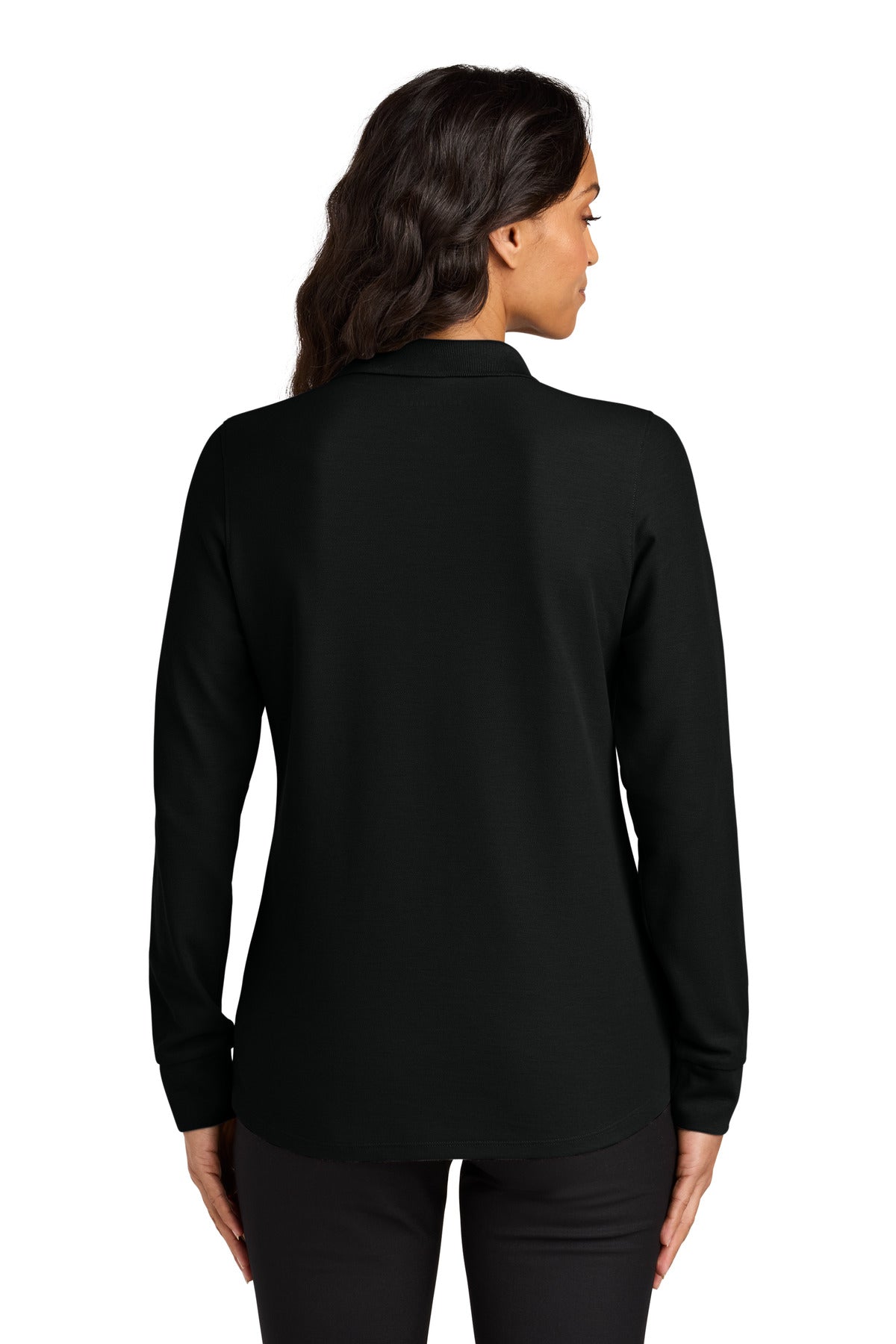 Custom Embroidered Port Authority Polos in Deep Black