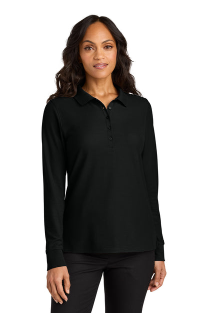 Custom Embroidered Port Authority Polos in Deep Black