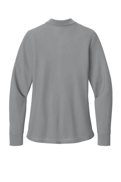 Custom Embroidered Port Authority Polos in Gusty Grey