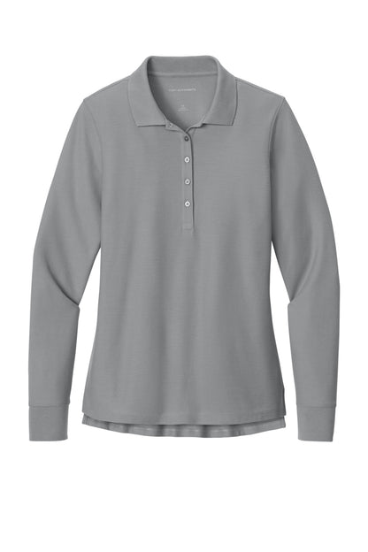 Custom Embroidered Port Authority Polos in Gusty Grey