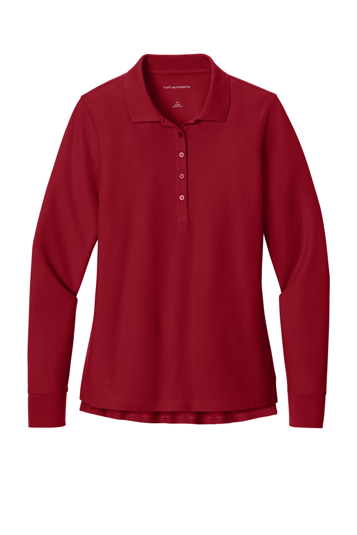 Custom Embroidered Port Authority Polos in Rich Red