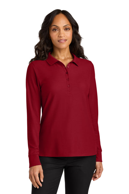 Custom Embroidered Port Authority Polos in Rich Red