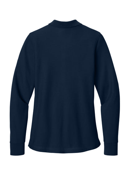 Custom Embroidered Port Authority Polos in River Blue Navy