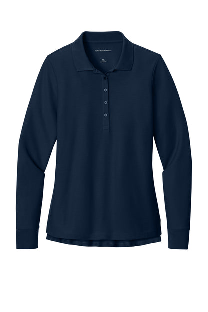 Custom Embroidered Port Authority Polos in River Blue Navy
