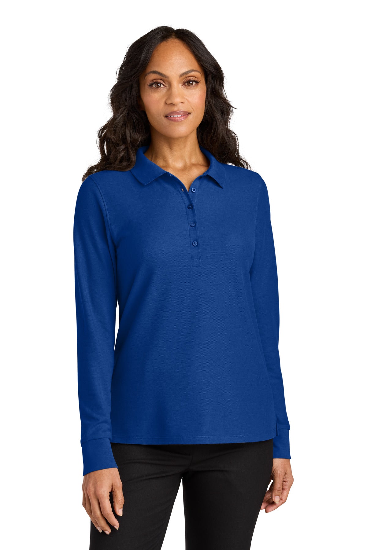 Custom Embroidered Port Authority Polos in True Royal
