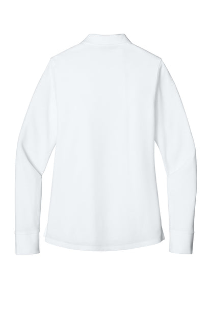 Custom Embroidered Port Authority Polos in White