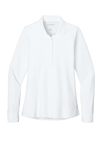 Custom Embroidered Port Authority Polos in White