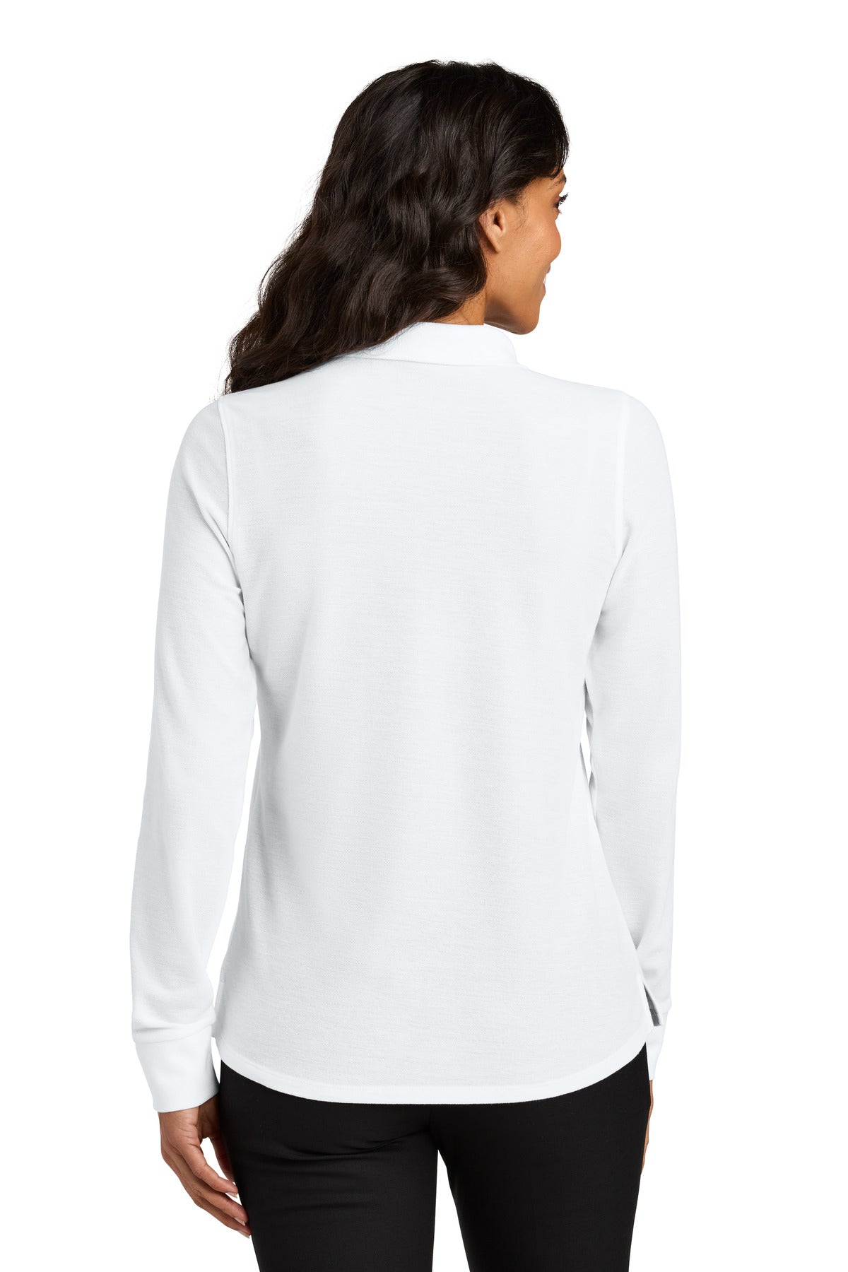Custom Embroidered Port Authority Polos in White