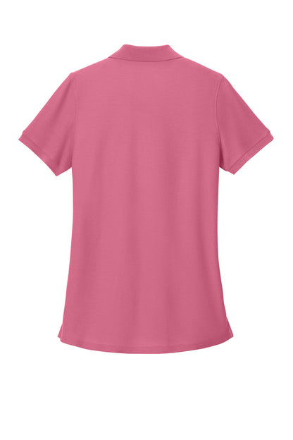 Custom Embroidered Port Authority Polos in Awareness Pink