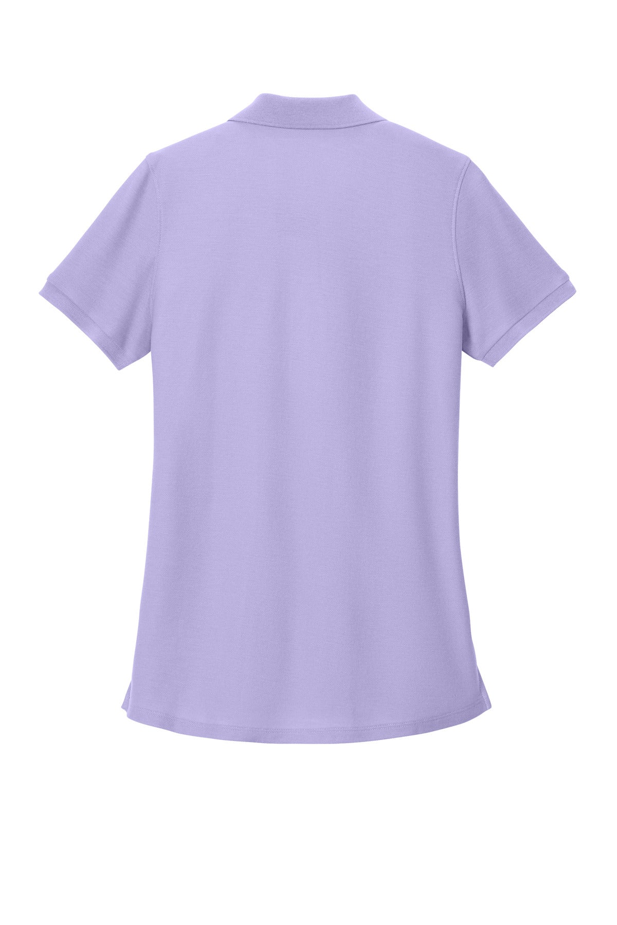Custom Embroidered Port Authority Polos in Bright Lavender