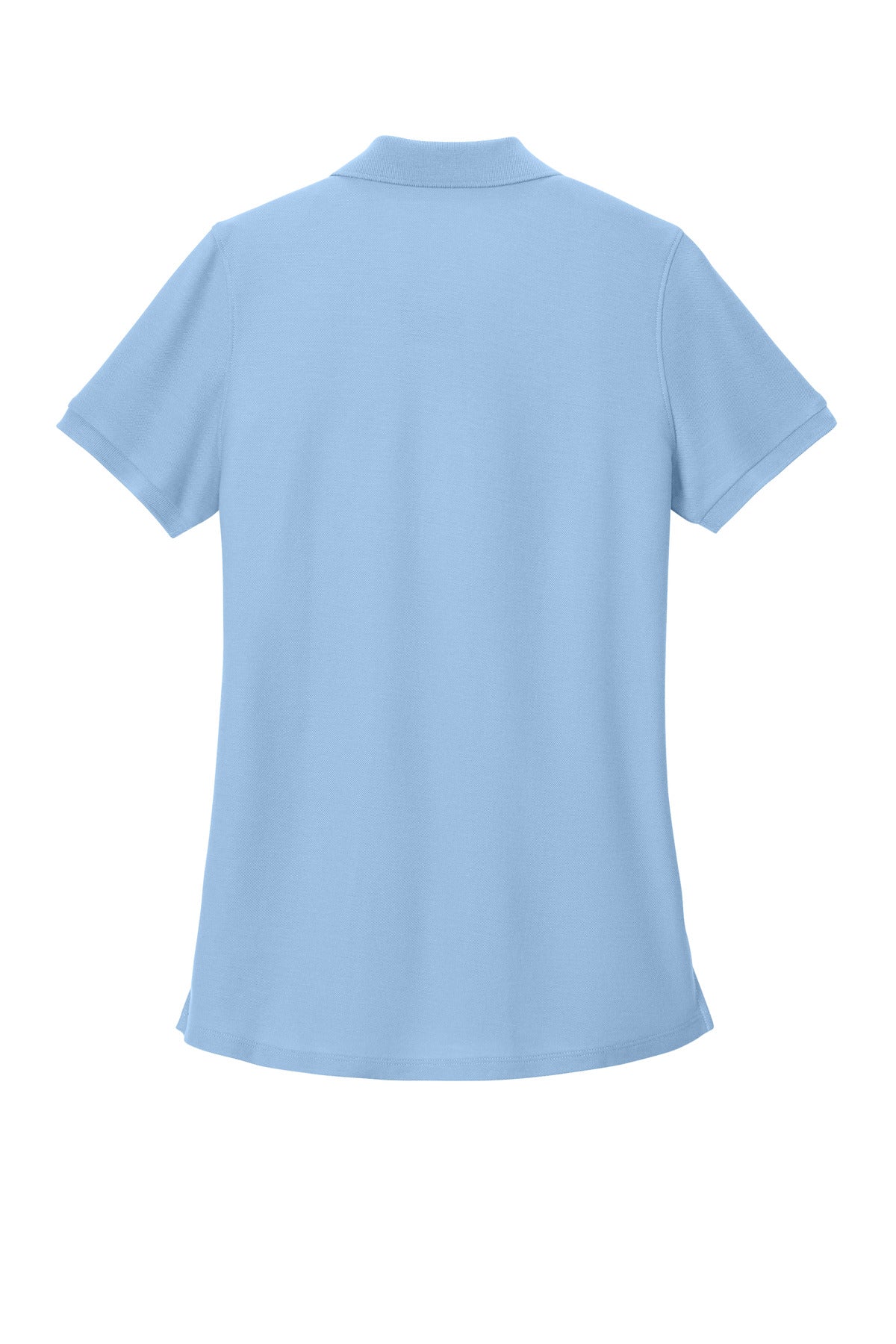 Custom Embroidered Port Authority Polos in Cloud Blue