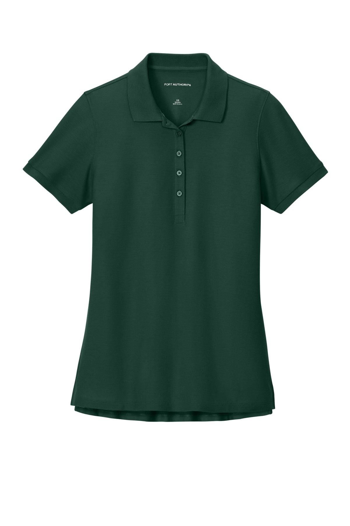 Custom Embroidered Port Authority Polos in Dark Green