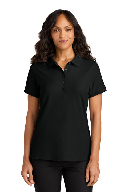 Custom Embroidered Port Authority Polos in Deep Black