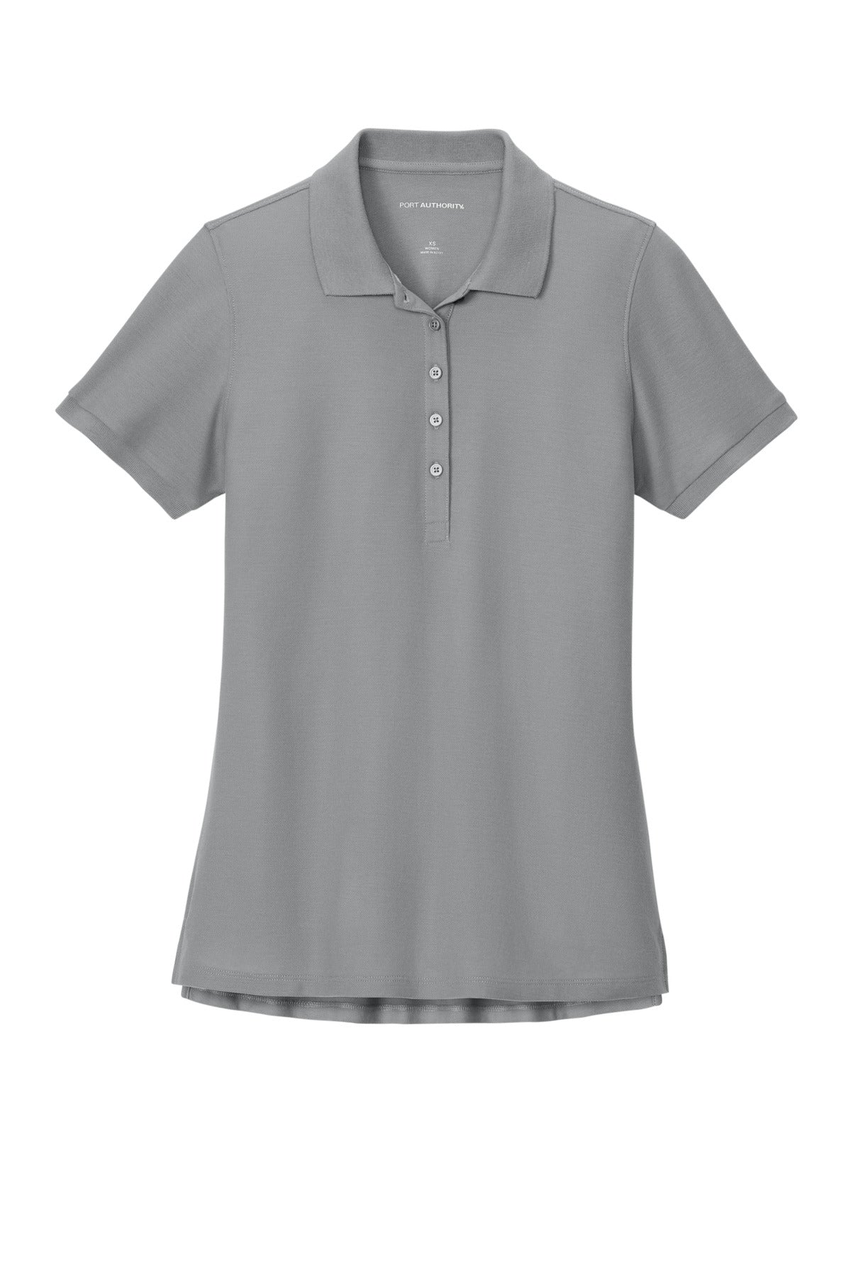 Custom Embroidered Port Authority Polos in Gusty Grey
