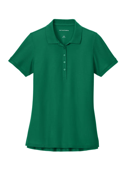 Custom Embroidered Port Authority Polos in Kelly Green