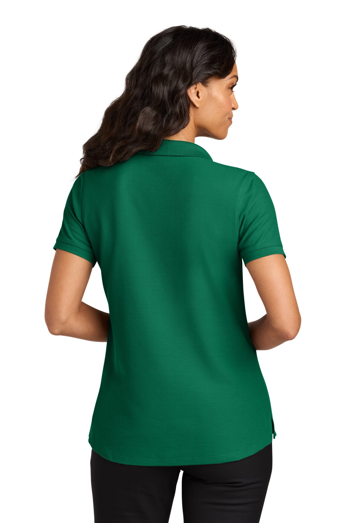 Custom Embroidered Port Authority Polos in Kelly Green