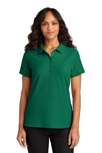 Custom Embroidered Port Authority Polos in Kelly Green