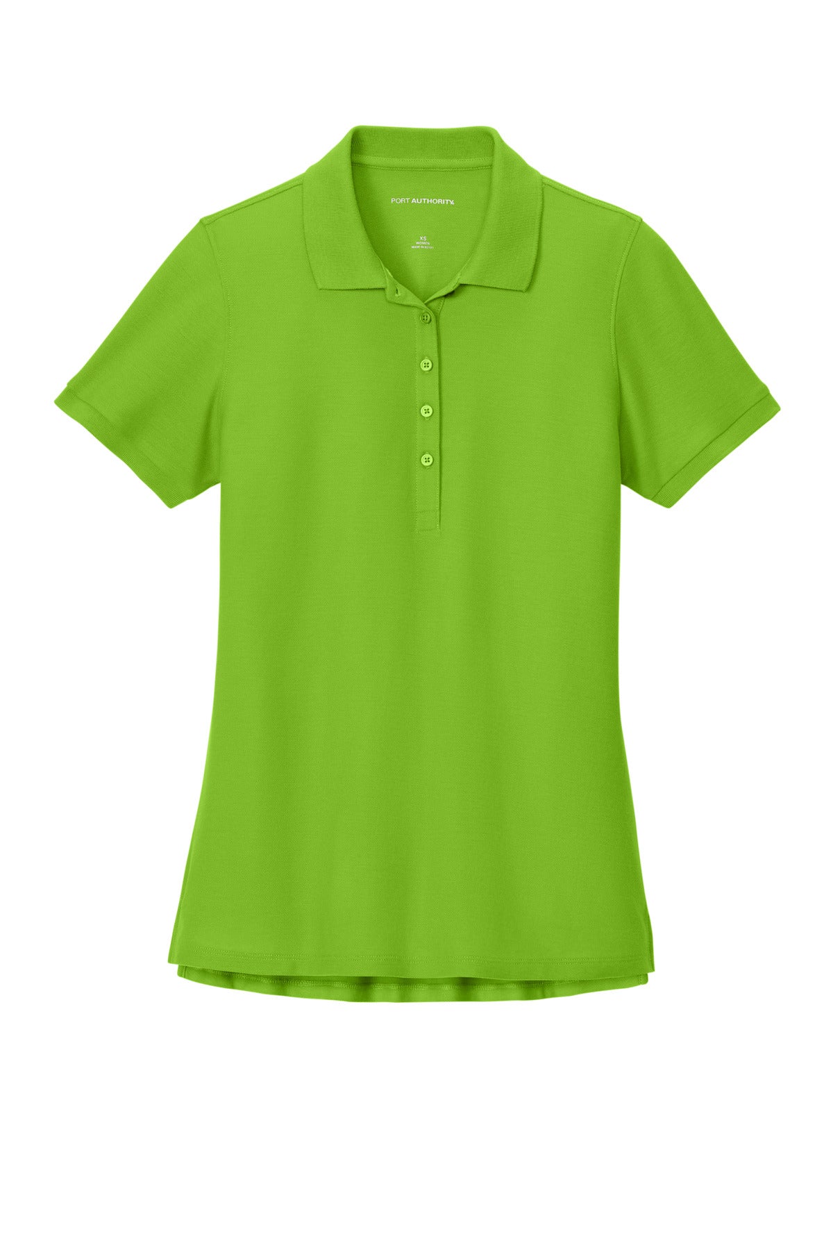 Custom Embroidered Port Authority Polos in Lime