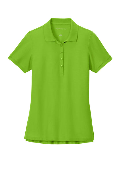 Custom Embroidered Port Authority Polos in Lime