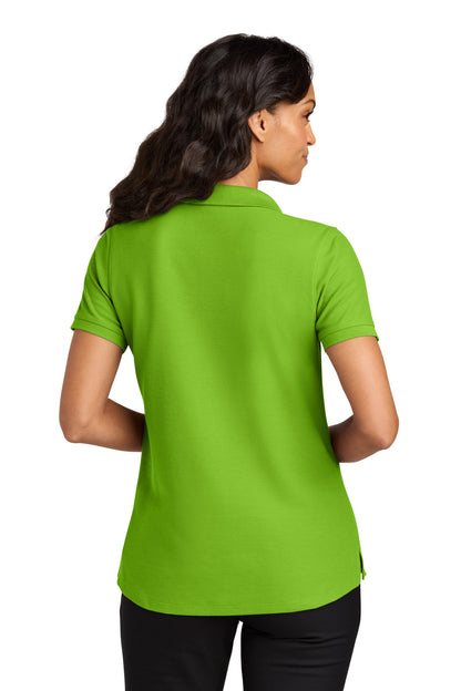 Custom Embroidered Port Authority Polos in Lime