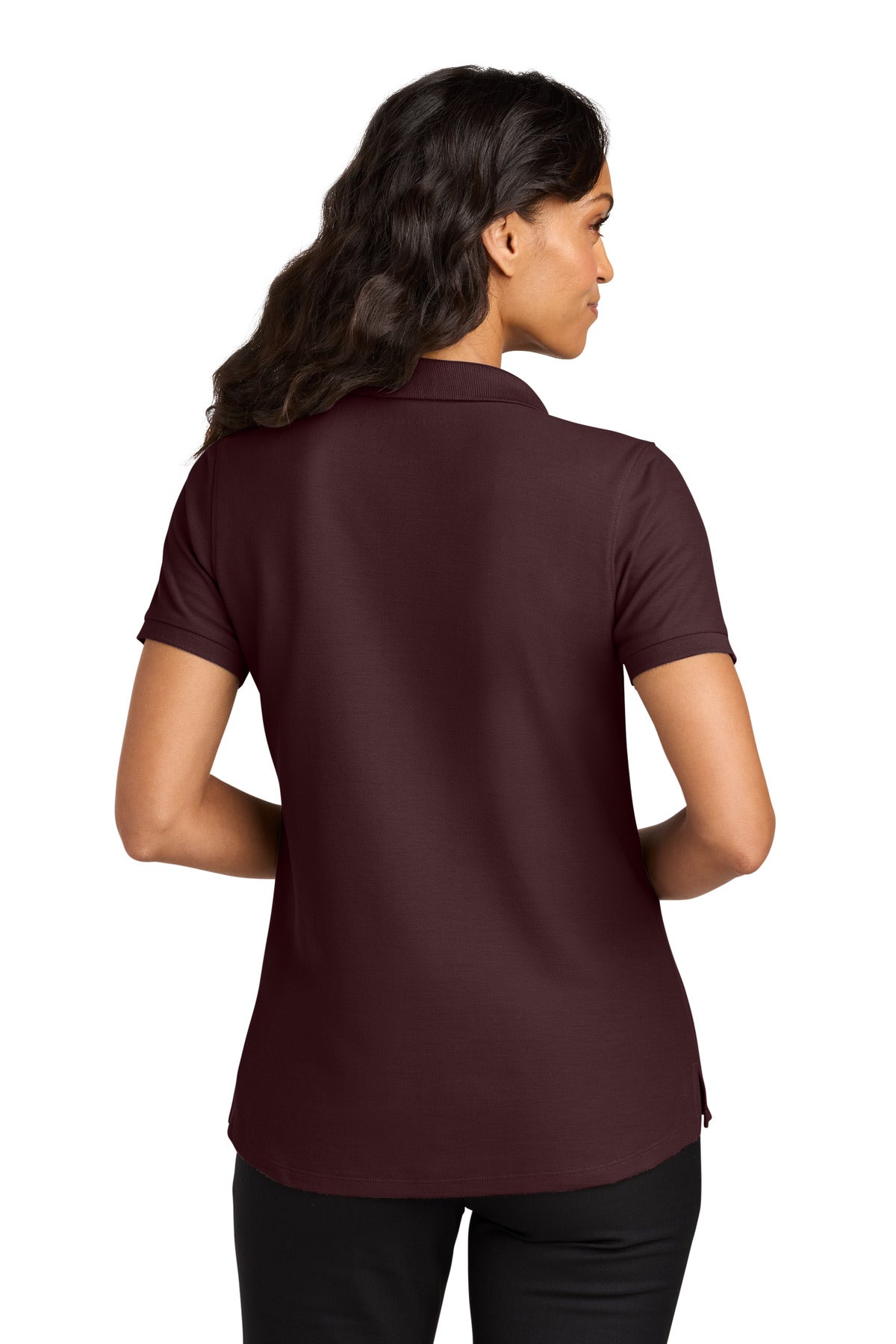 Custom Embroidered Port Authority Polos in Maroon