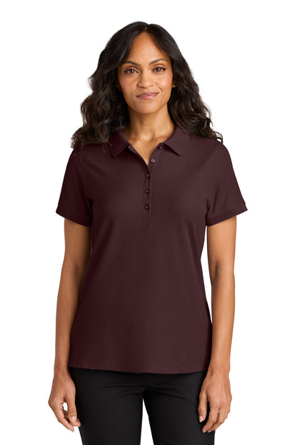 Custom Embroidered Port Authority Polos in Maroon
