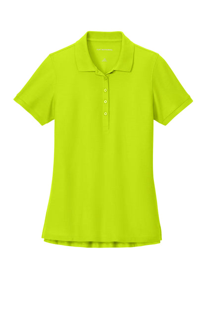 Custom Embroidered Port Authority Polos in Neon Yellow