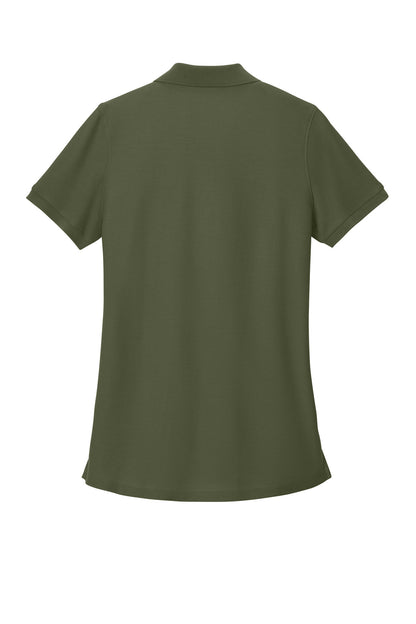 Custom Embroidered Port Authority Polos in Olive Drab Green