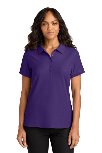Custom Embroidered Port Authority Polos in Prism Purple