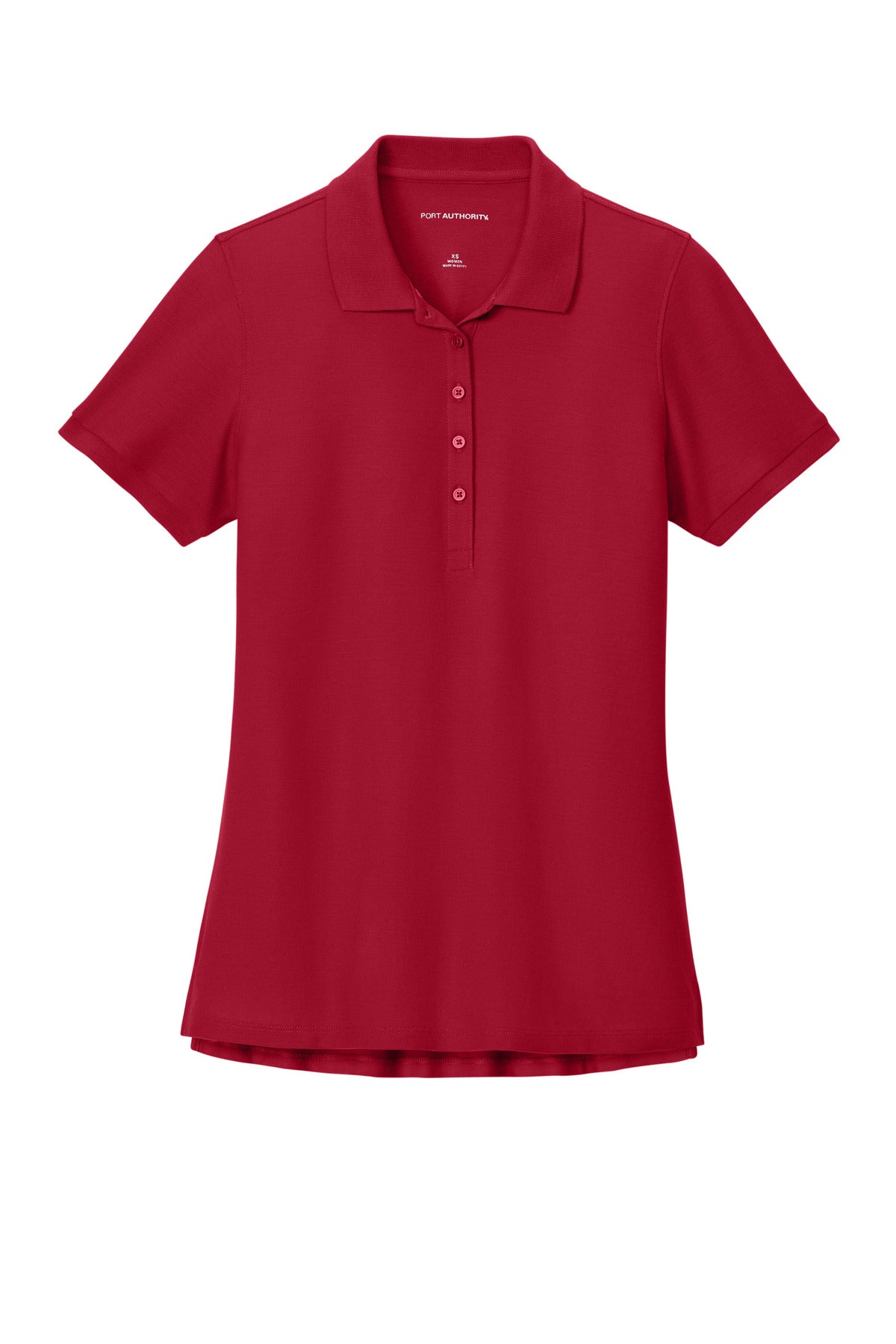 Custom Embroidered Port Authority Polos in Red