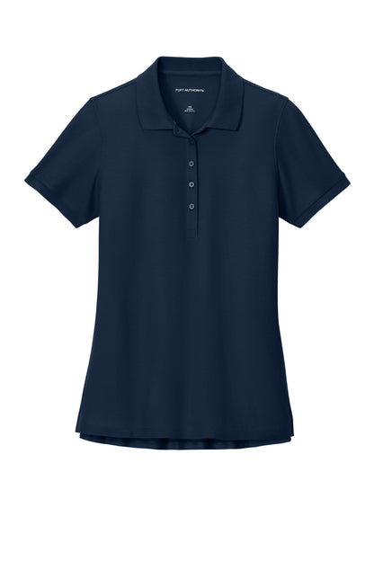 Custom Embroidered Port Authority Polos in River Blue Navy