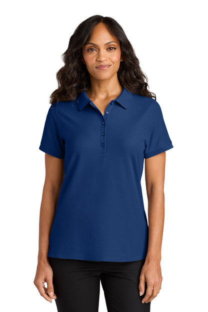Custom Embroidered Port Authority Polos in Royal