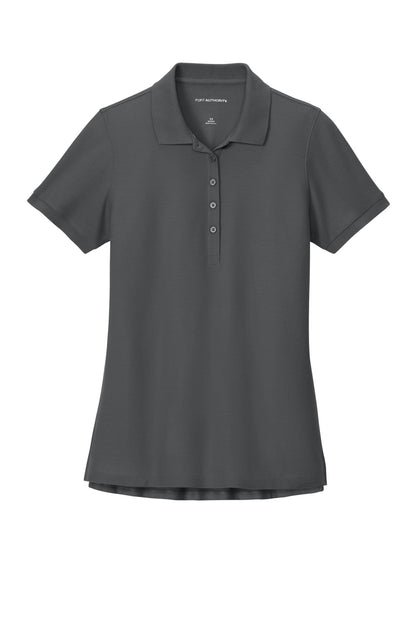 Custom Embroidered Port Authority Polos in Storm Grey
