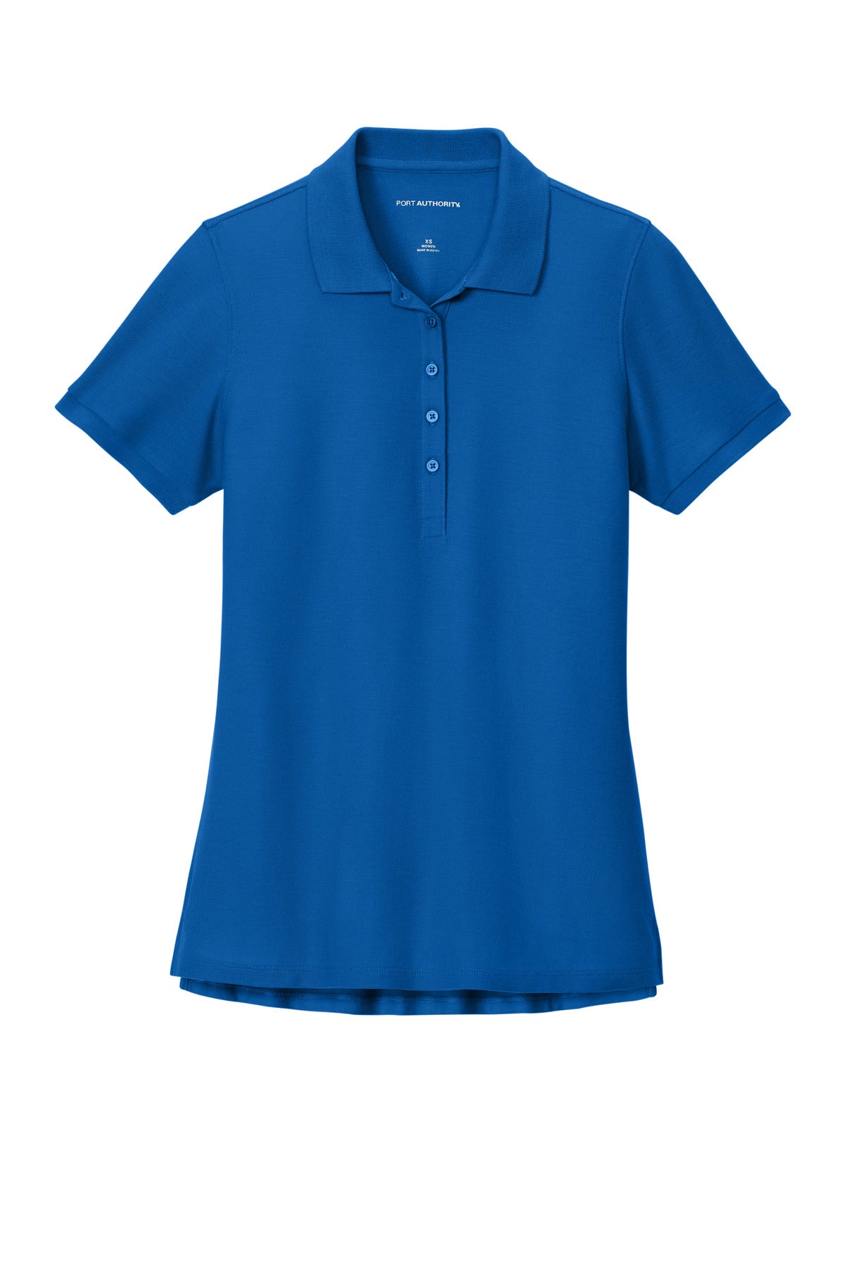 Custom Embroidered Port Authority Polos in Strong Blue