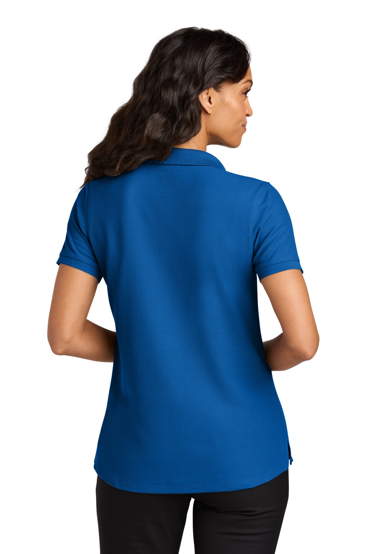 Custom Embroidered Port Authority Polos in Strong Blue