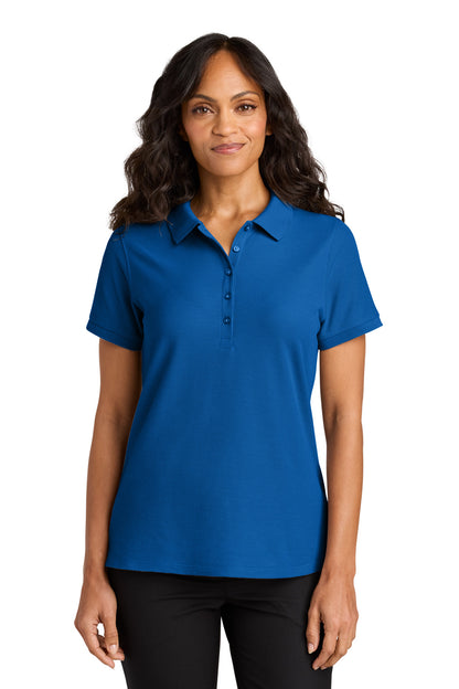 Custom Embroidered Port Authority Polos in Strong Blue