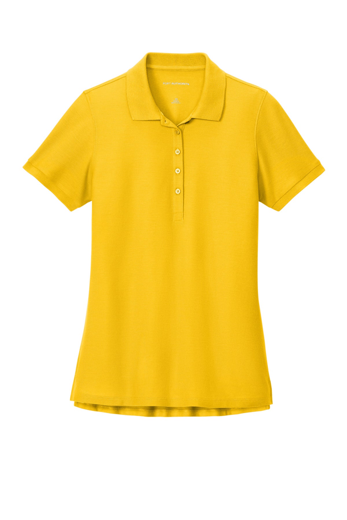 Custom Embroidered Port Authority Polos in Sunflower Yellow