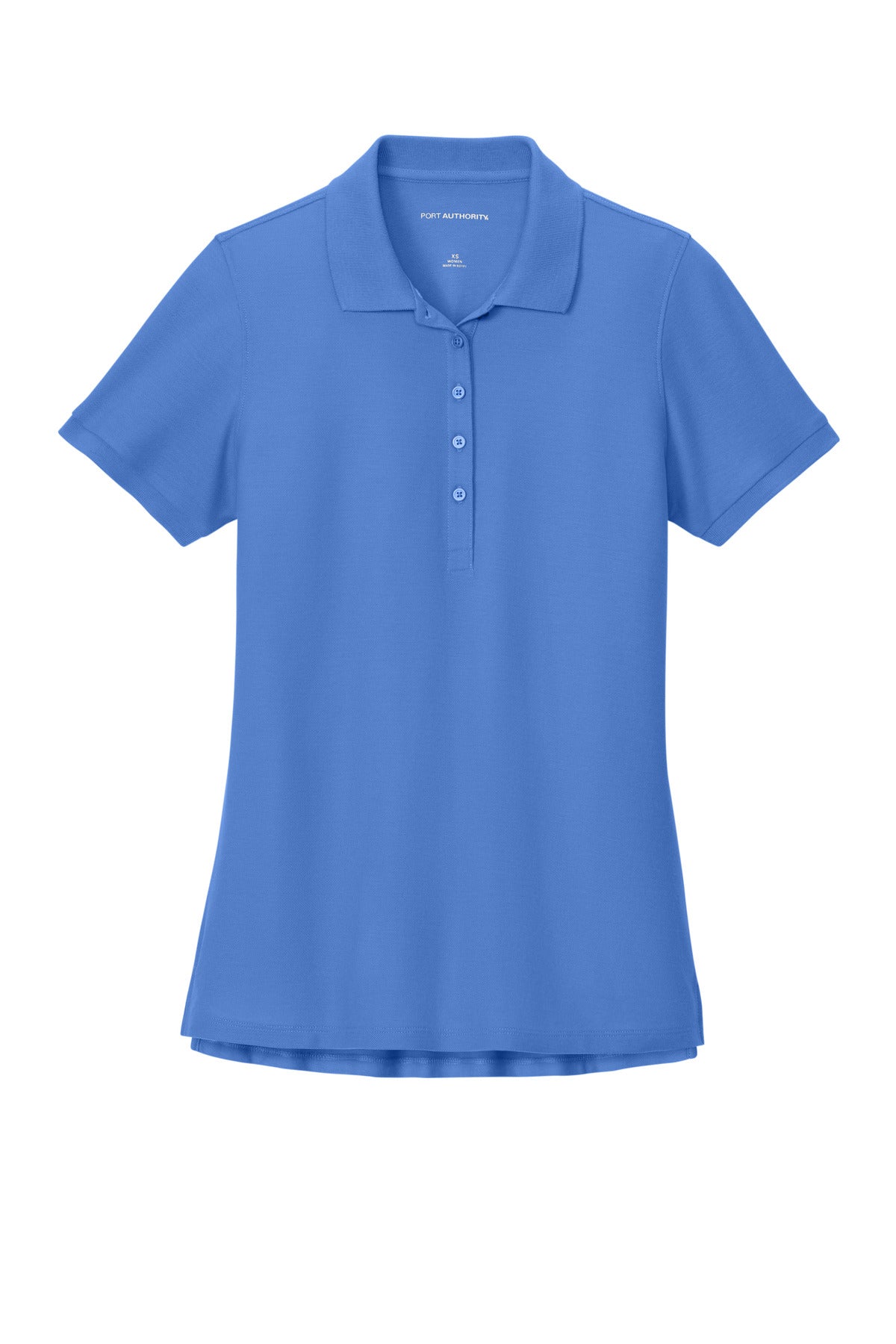 Custom Embroidered Port Authority Polos in Ultramarine Blue