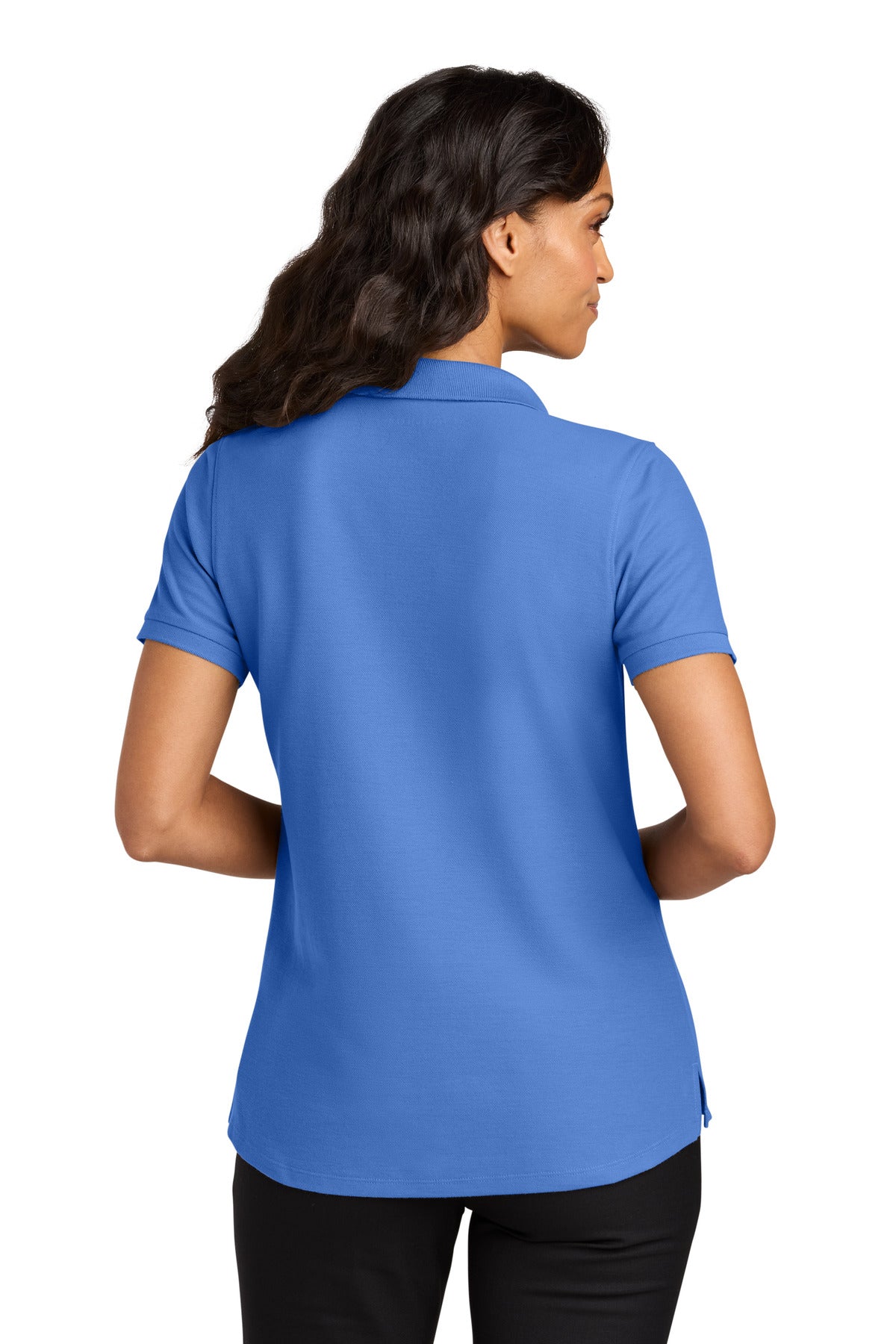 Custom Embroidered Port Authority Polos in Ultramarine Blue