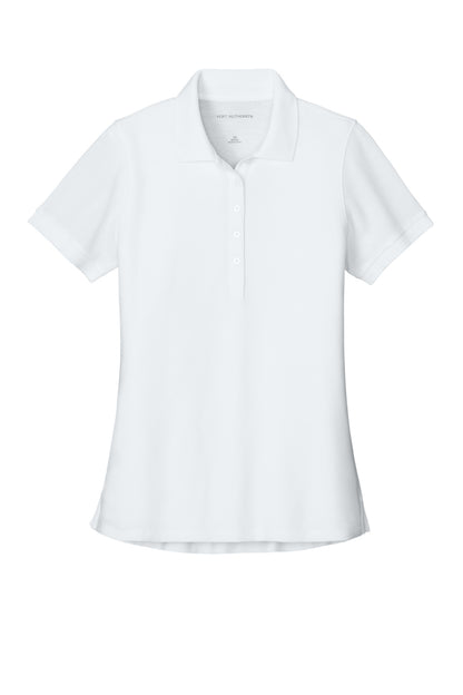 Custom Embroidered Port Authority Polos in White