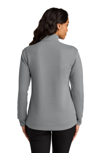 Custom Embroidered Port Authority Sweatshirts in Gusty Grey