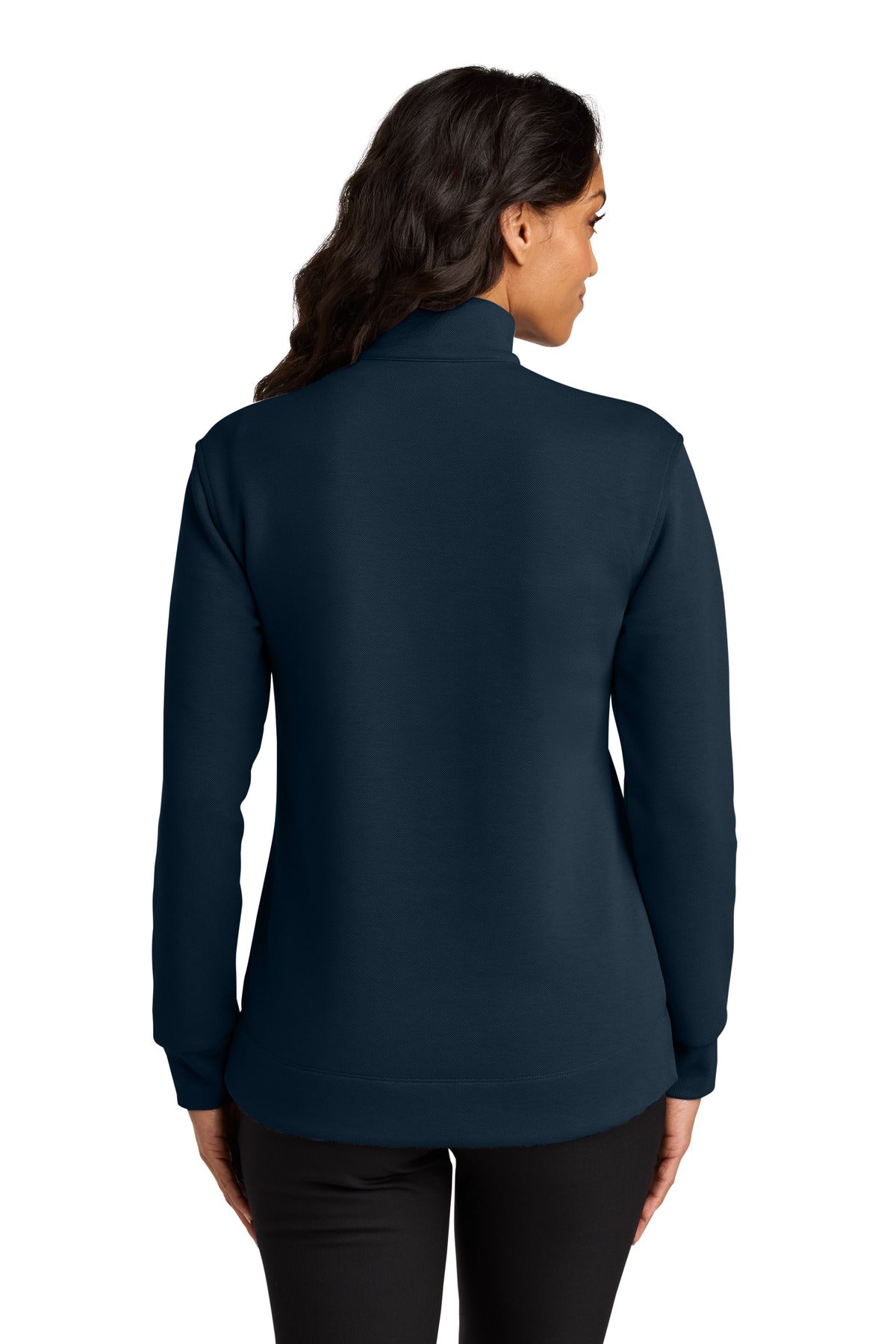 Custom Embroidered Port Authority Sweatshirts in River Blue Navy