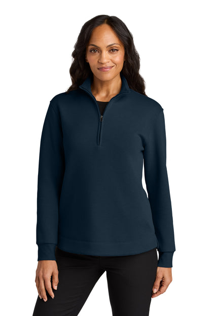 Custom Embroidered Port Authority Sweatshirts in River Blue Navy