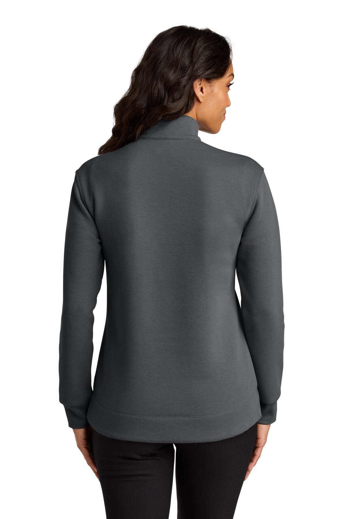 Custom Embroidered Port Authority Sweatshirts in Storm Grey