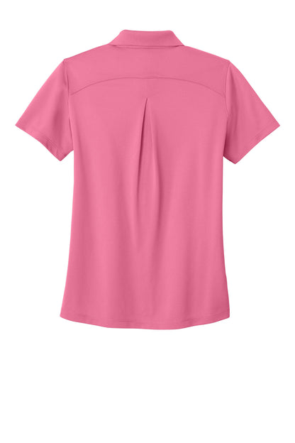 Custom Embroidered Port Authority Polos/Knits in Awareness Pink