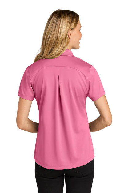 Custom Embroidered Port Authority Polos/Knits in Awareness Pink