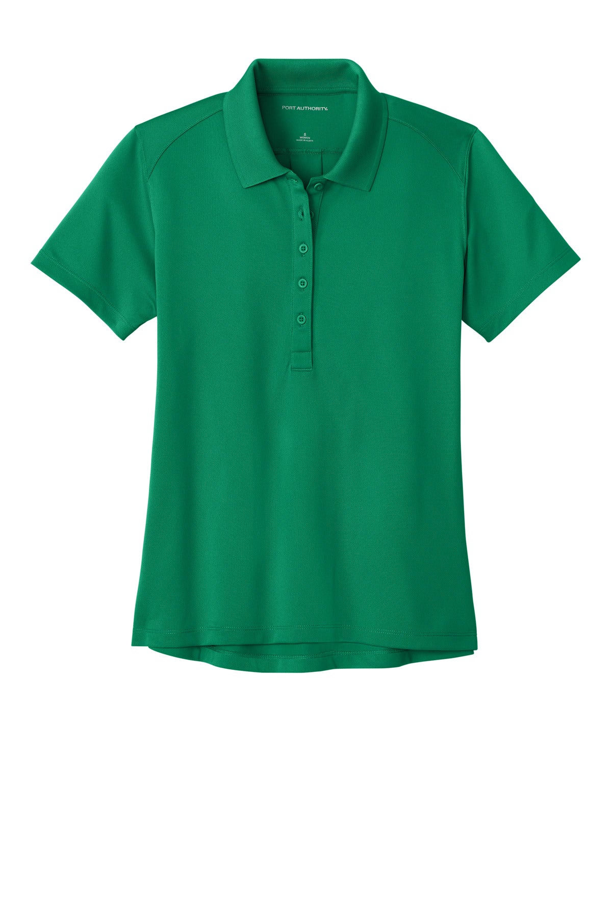 Custom Embroidered Port Authority Polos/Knits in Bright Kelly Green